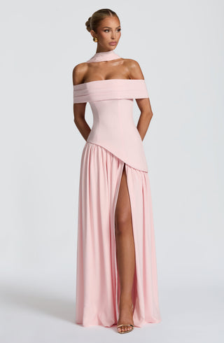 Delilah Maxi Dress - Blush - glavon