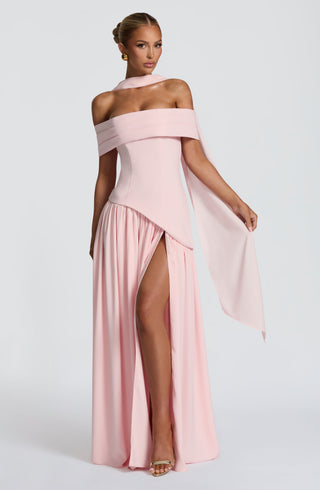 Delilah Maxi Dress - Blush - glavon