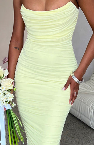 Demi Maxi Dress - Lime - glavon