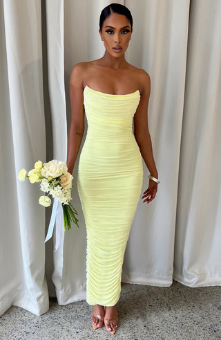 Demi Maxi Dress - Lime - glavon