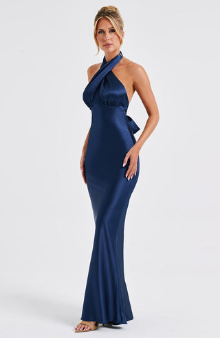 Dimitra Maxi Dress - Navy - glavon