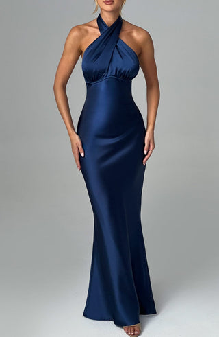 Dimitra Maxi Dress - Navy - glavon