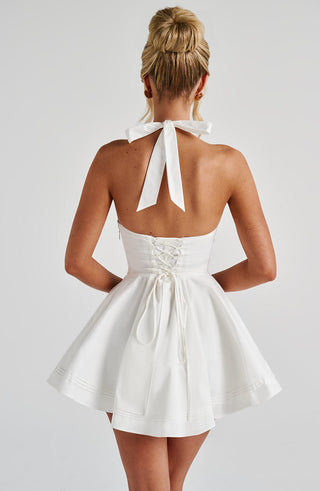 Doris Mini Dress - Ivory - glavon