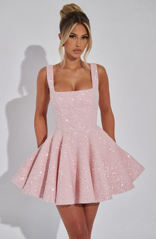 Dorothy Mini Dress - Blush - glavon