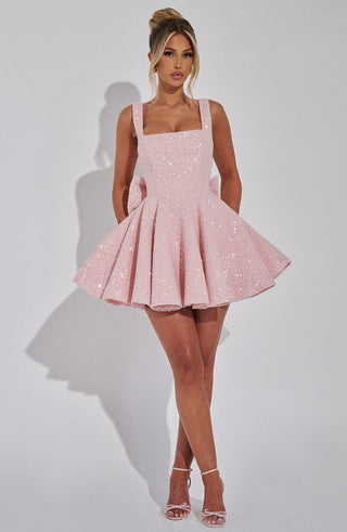 Dorothy Mini Dress - Blush - glavon