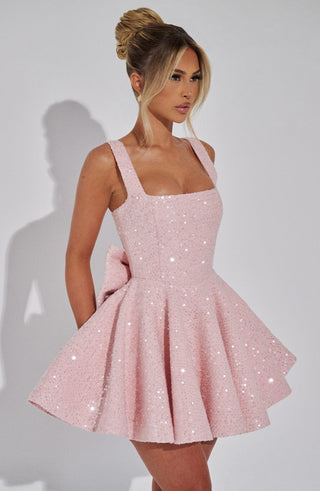 Dorothy Mini Dress - Blush - glavon