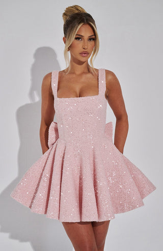 Dorothy Mini Dress - Blush - glavon