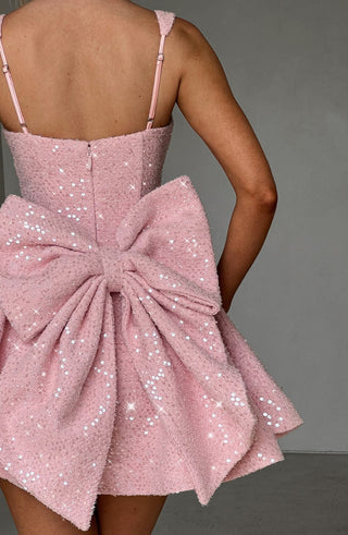 Dorothy Mini Dress - Blush - glavon