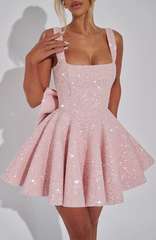 Dorothy Mini Dress - Blush - glavon