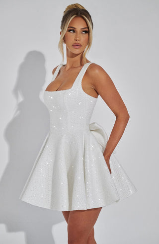 Dorothy Mini Dress - Ivory - glavon