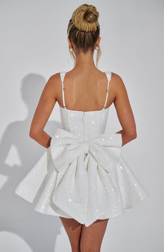 Dorothy Mini Dress - Ivory - glavon