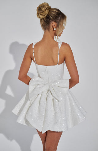 Dorothy Mini Dress - Ivory - glavon