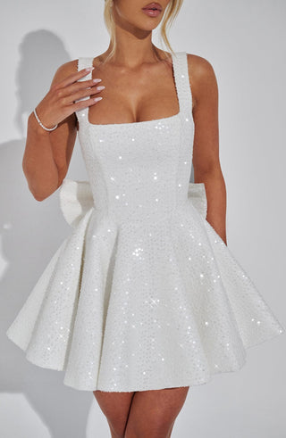 Dorothy Mini Dress - Ivory - glavon