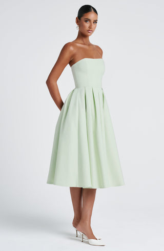 Edith Midi Dress - Mint - glavon