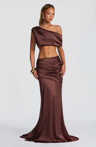Edwina Top - Plum Brown - glavon
