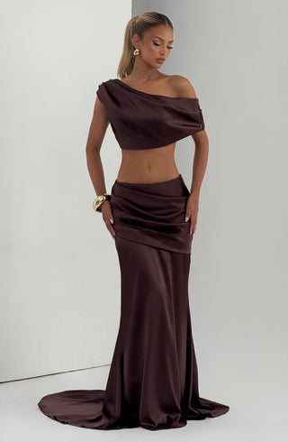 Edwina Top - Plum Brown - glavon