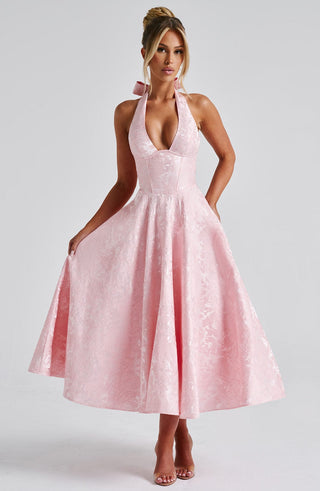 Effie Midi Dress - Blush - glavon