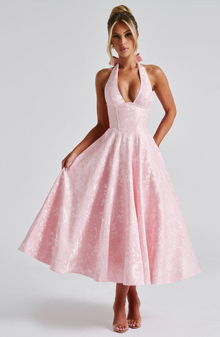 Effie Midi Dress - Blush - glavon