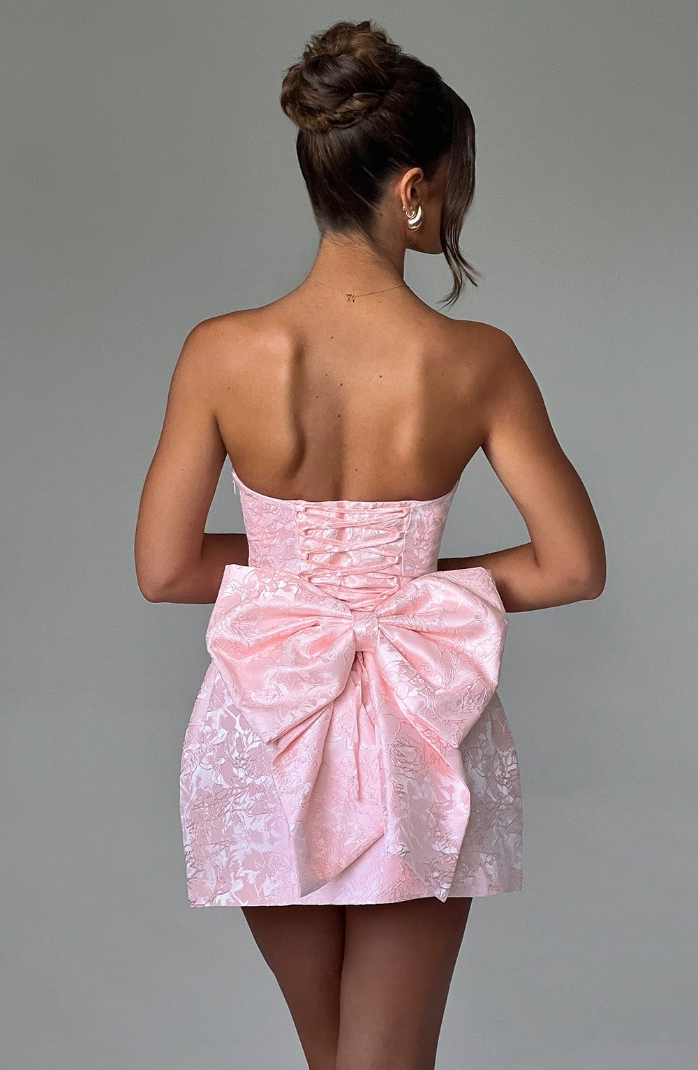 Elenora Mini Dress - Blush - glavon