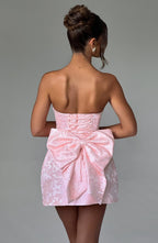 Elenora Mini Dress - Blush - glavon