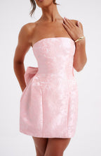 Elenora Mini Dress - Blush - glavon