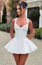 Elva Playsuit - Ivory - Napalia