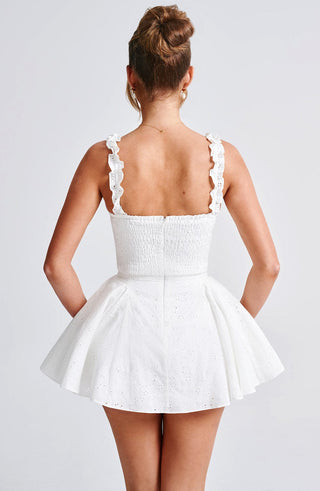 Elva Playsuit - Ivory - glavon