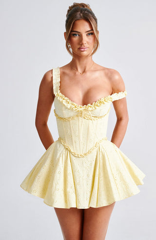 Elva Playsuit - Lemon - glavon
