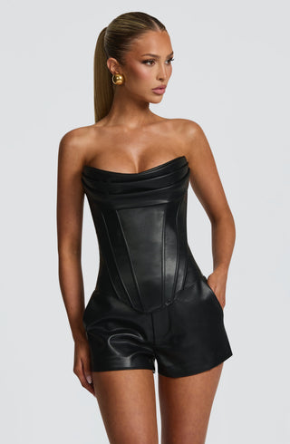 Elvina Corset - Black - glavon
