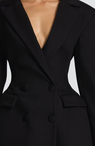 Elvira Mini Dress - Black - glavon