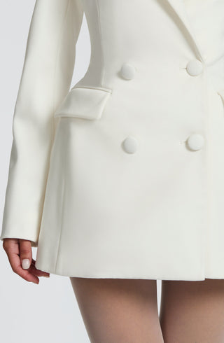 Elvira Mini Dress - Ivory - glavon
