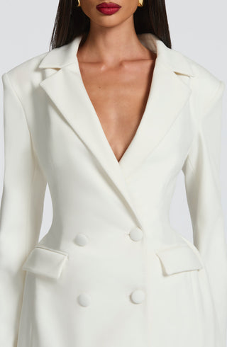 Elvira Mini Dress - Ivory - glavon