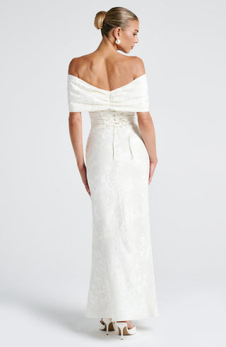 Emberly Maxi Dress - Ivory - glavon