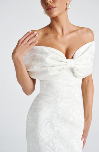 Emberly Maxi Dress - Ivory - glavon