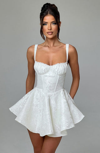 Emelie Playsuit - Ivory - glavon