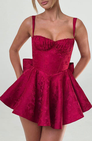 Emelie Playsuit - Red - glavon