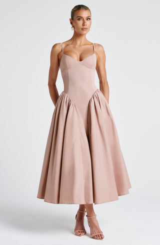 Emerson Midi Dress - Clay - glavon