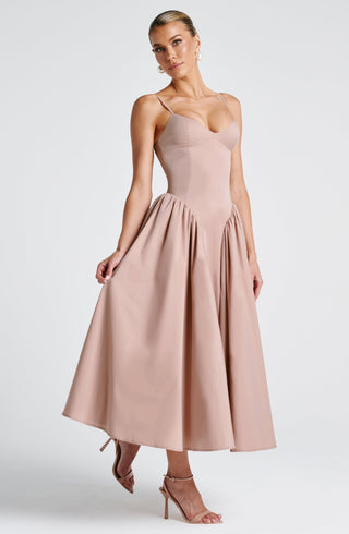 Emerson Midi Dress - Clay - glavon