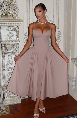 Emerson Midi Dress - Clay - glavon