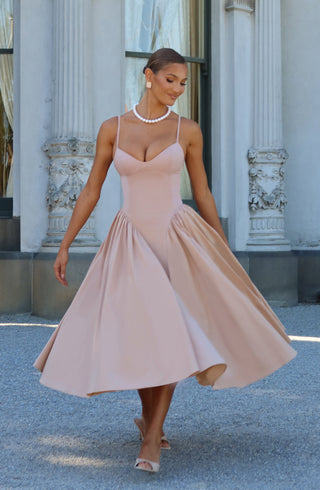 Emerson Midi Dress - Clay - glavon