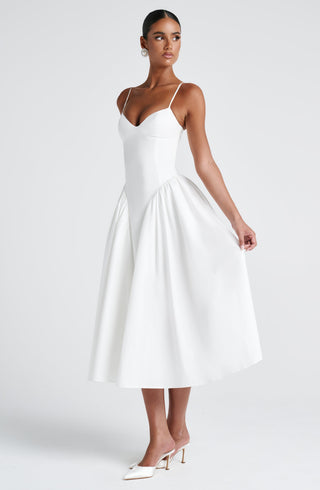 Emerson Midi Dress - Ivory - glavon