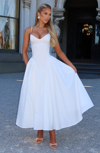 Emerson Midi Dress - Ivory - glavon