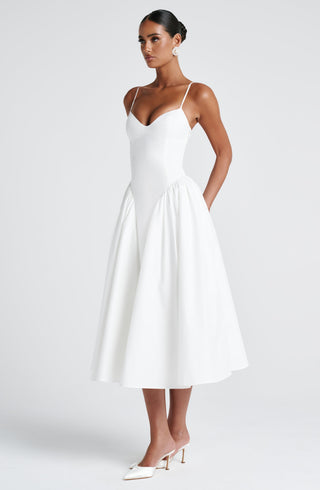 Emerson Midi Dress - Ivory - glavon