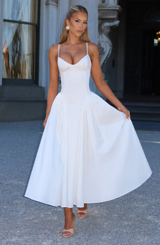 Emerson Midi Dress - Ivory - glavon