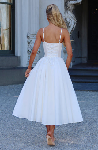 Emerson Midi Dress - Ivory - glavon