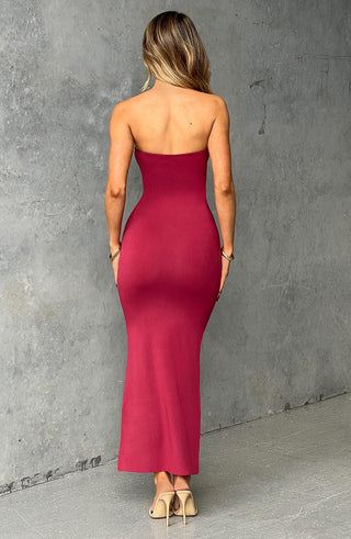 Emery Midi Dress - Cherry - glavon