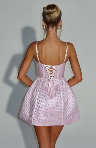 Emma Mini Dress - Blush - glavon