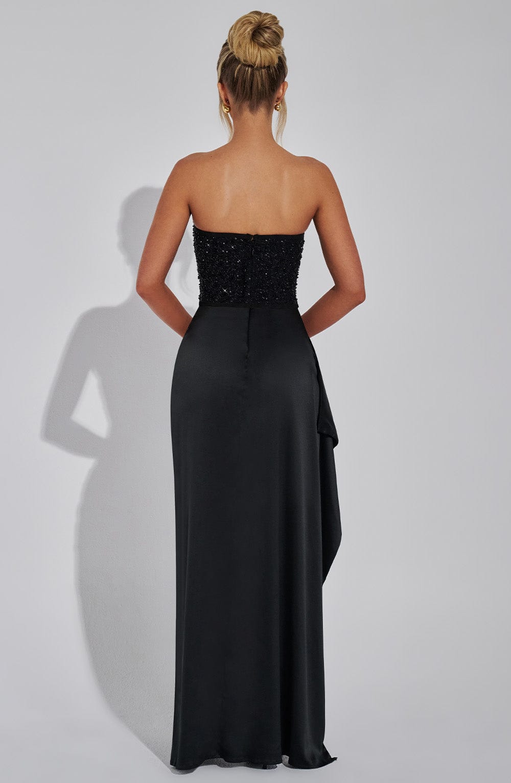 Emrielle Maxi Dress - Black - glavon