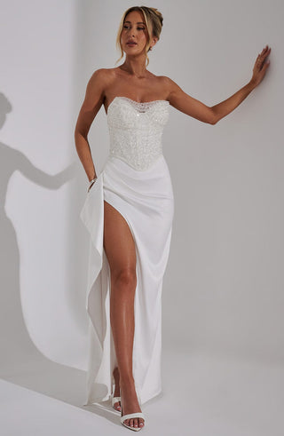 Emrielle Maxi Dress - Ivory - glavon