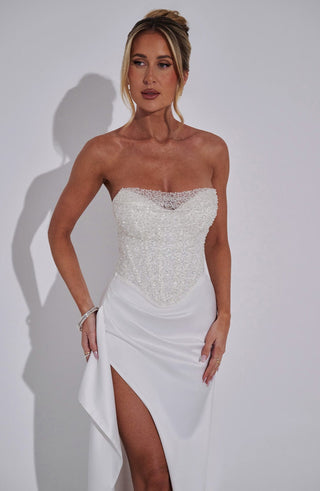 Emrielle Maxi Dress - Ivory - glavon